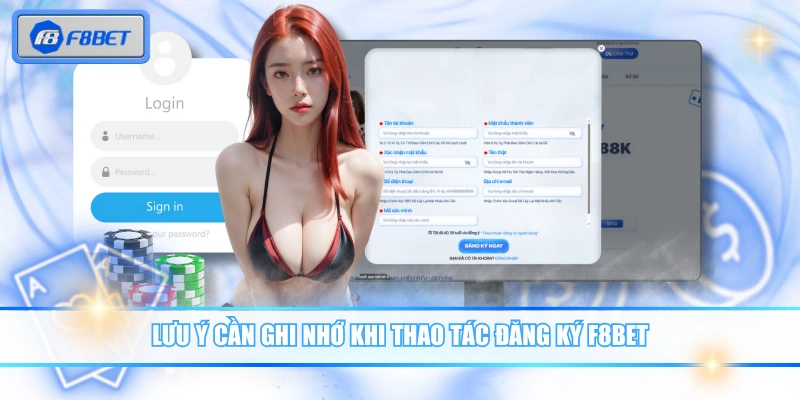 Đăng Ký F8BET - Hướng Dẫn 3 Bước Thực Hiện Nhanh, Đơn Giản 3 Lưu ý cần ghi nhớ khi thao tác đăng ký F8BET